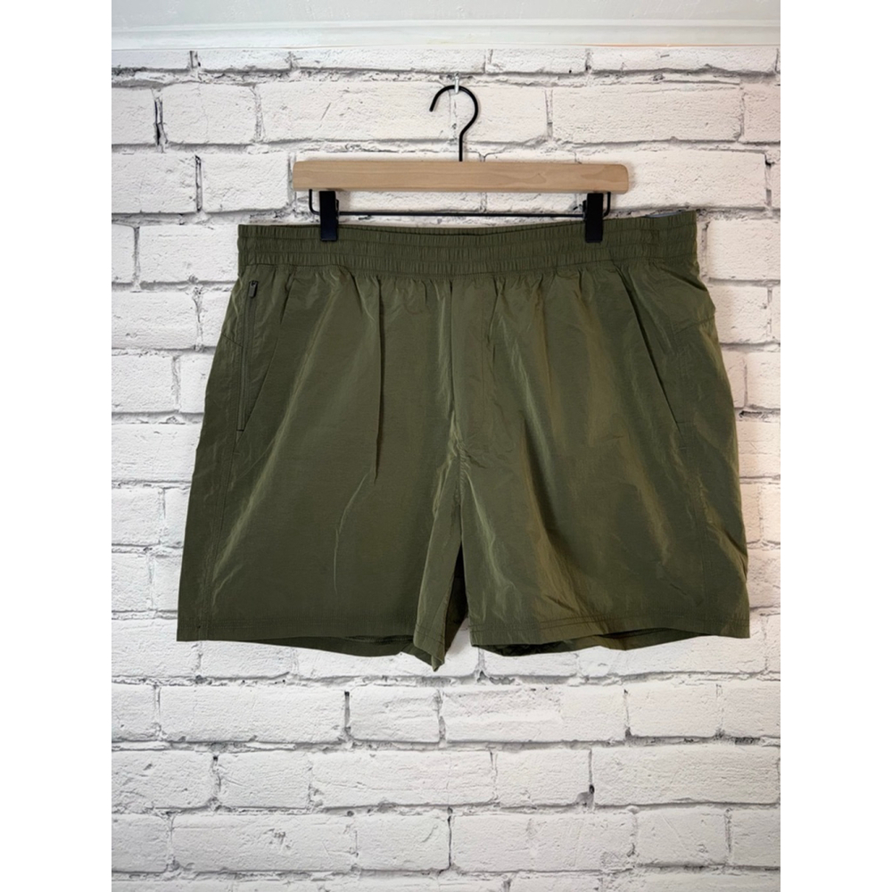 Men's VRST Athletic Shorts size XL All-In Athletic Olive Green 5 in Inseam NWT